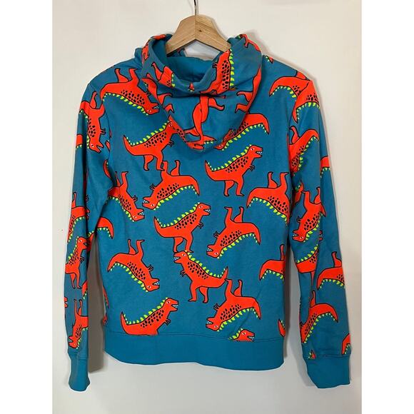 Spotted Zebra Kid's Dinosaur Hoodie size XXL (14-16) - Picture 2 of 7